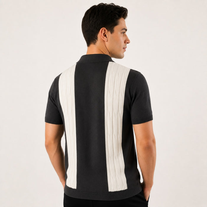 ARZO Graphite Ivory Luxe Polo