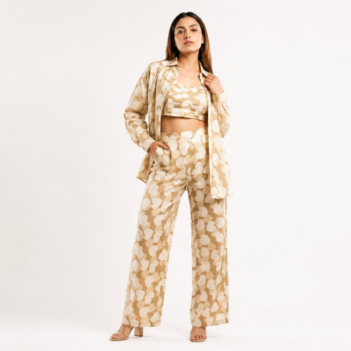 ARZO Ivory Bloom Co-Ord Set