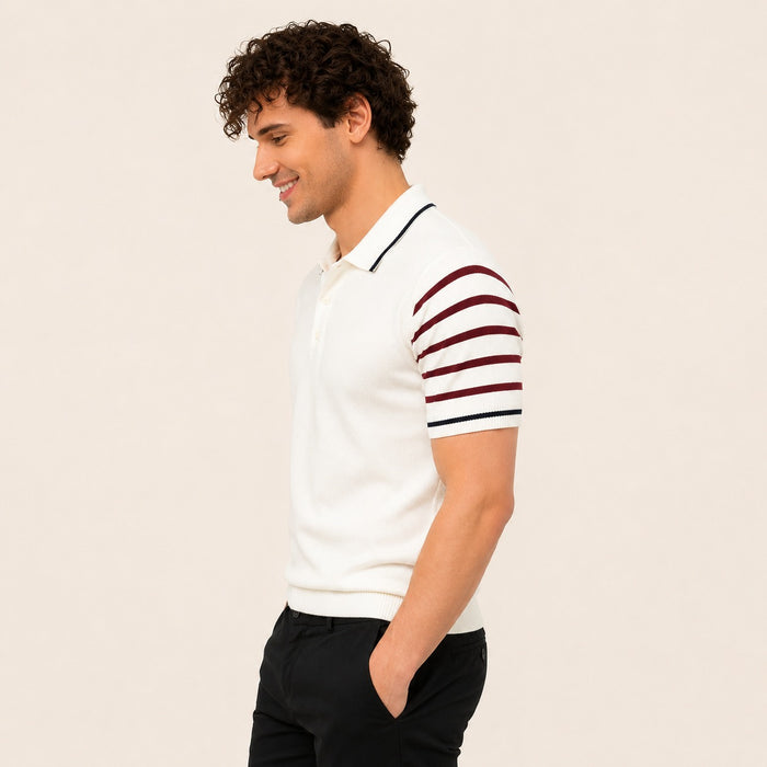 ARZO Ivory Edge Polo (White)