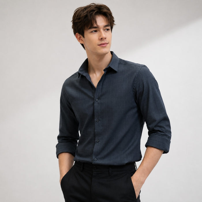 ARZO Midnight Blue Essential Shirt