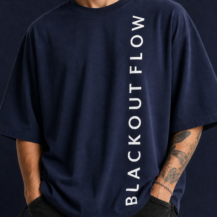 ARZO Midnight Flow Oversized Tee