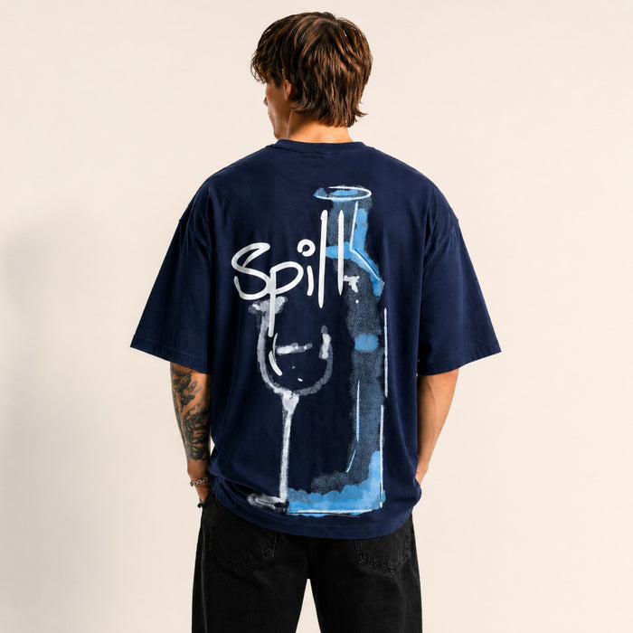 ARZO Midnight Flow Oversized Tee