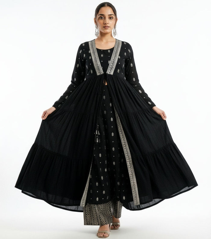 ARZO Midnight Grace Anarkali Suit