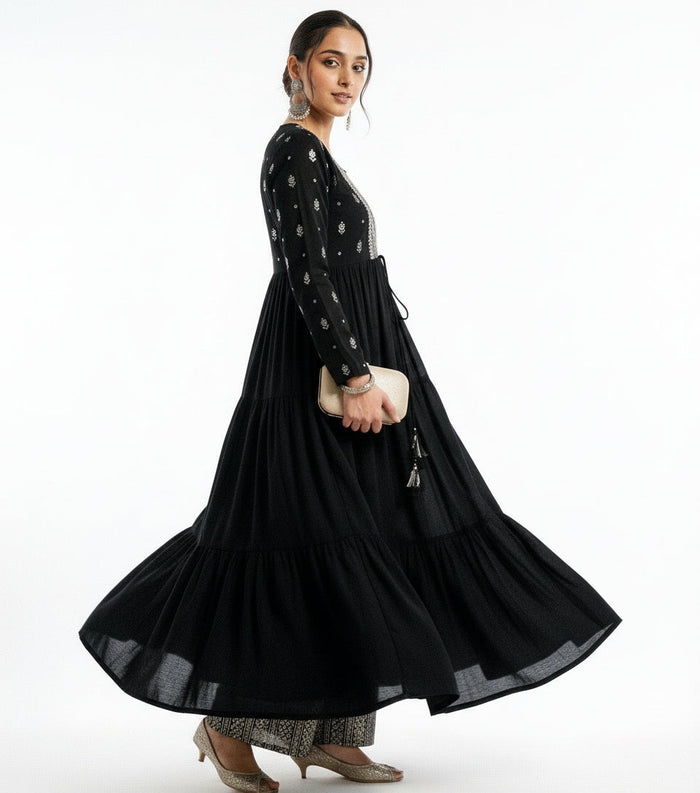 ARZO Midnight Grace Anarkali Suit