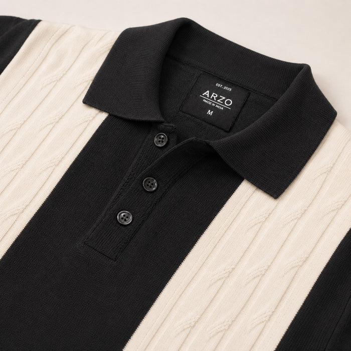 ARZO Milano Contrast Polo | Premium Quality