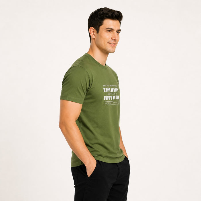 ARZO Momentum Elite™ Signature Regular Fit Tee (Olive)