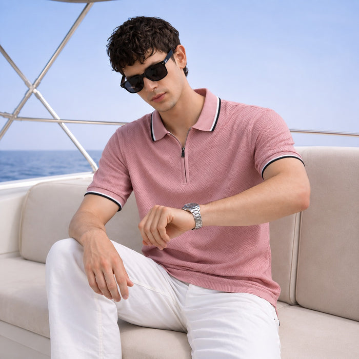 ARZO Monaco Blush Polo | Premium Quality