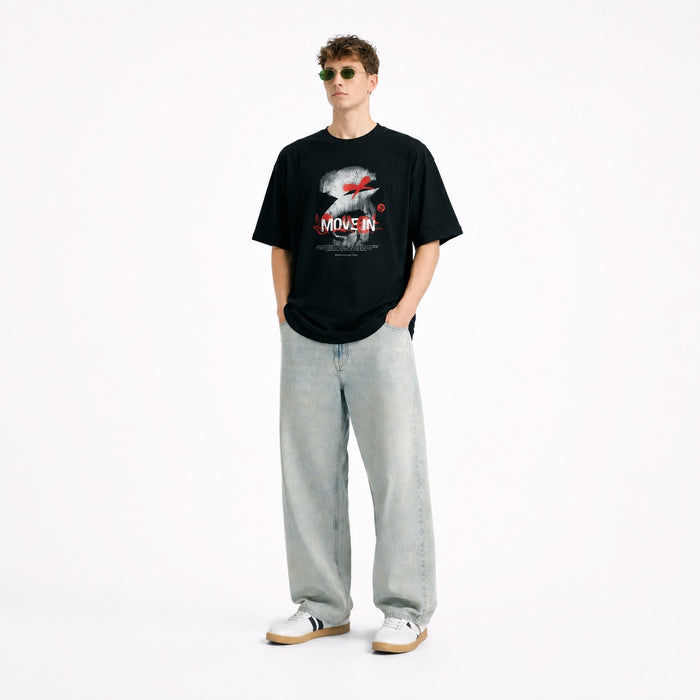 ARZO “Motion Code” Graphic Regular Fit Tee