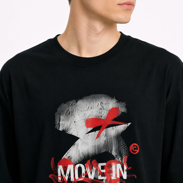 ARZO “Motion Code” Graphic Regular Fit Tee