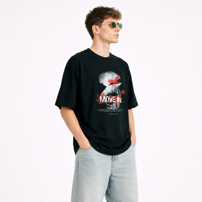 ARZO “Motion Code” Graphic Regular Fit Tee