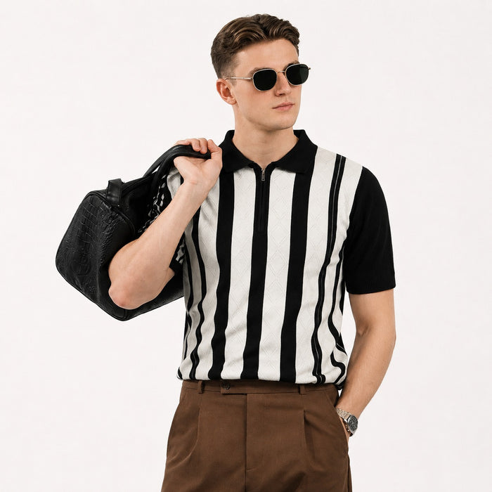 ARZO Noir Diamond Polo | Premium Quality