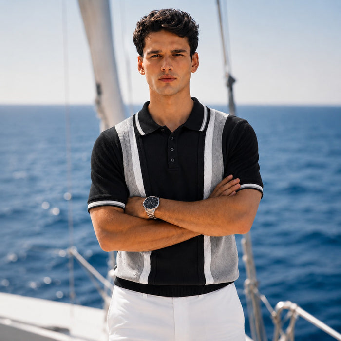 ARZO Obsidian Crest Polo