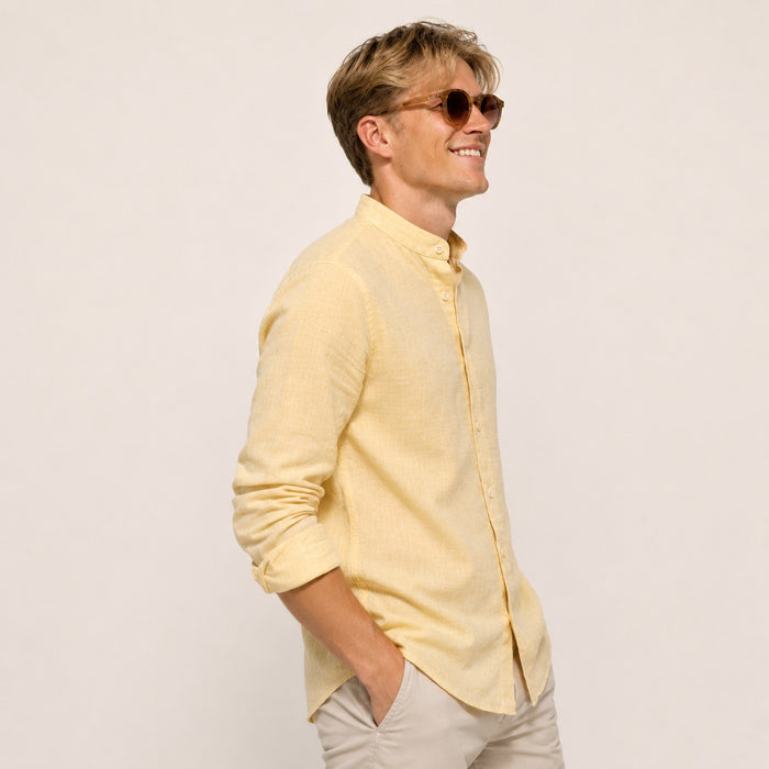ARZO Old-Money Linen Shirt