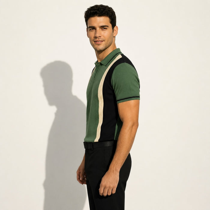 ARZO Olive Noir Signature Polo | Premium Quality
