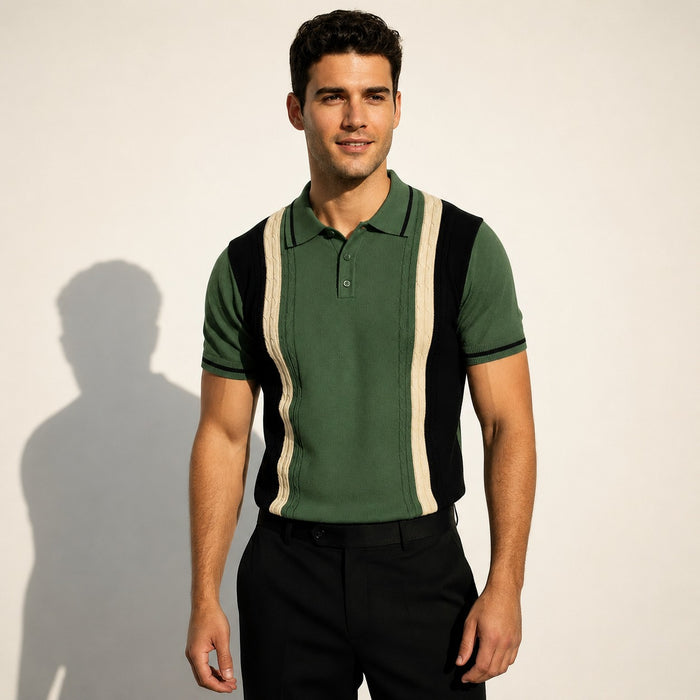ARZO Olive Noir Signature Polo