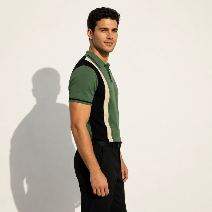 ARZO Olive Noir Signature Polo