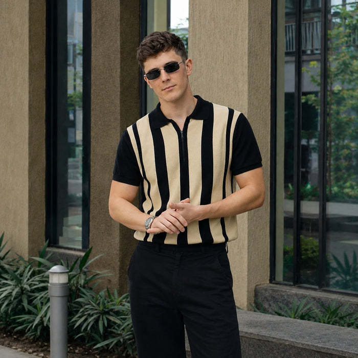 ARZO Polo – “Monarch Stripe”