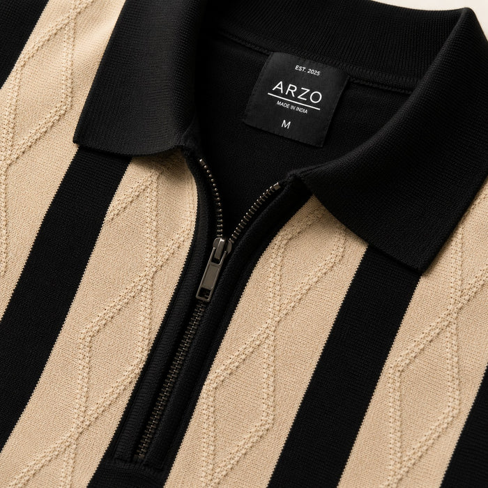 ARZO Polo – “Monarch Stripe”