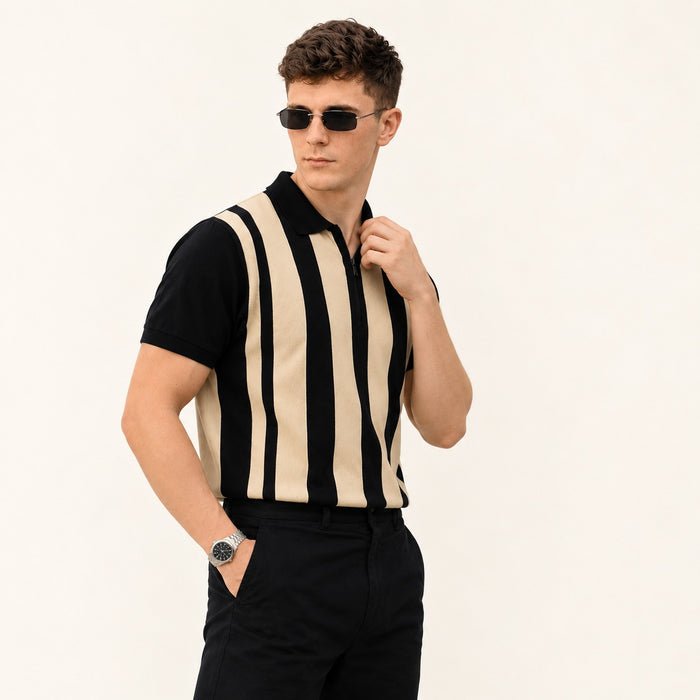 ARZO Polo – “Monarch Stripe”