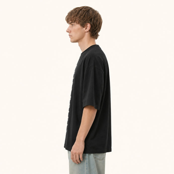 ARZO Shadow Pulse Backprint Oversized Tee