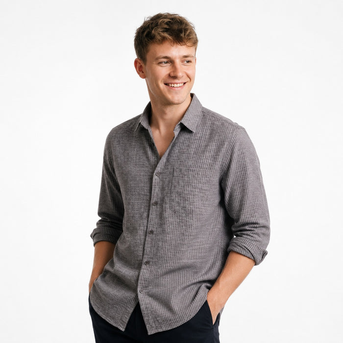 ARZO Slate Textured Shirt