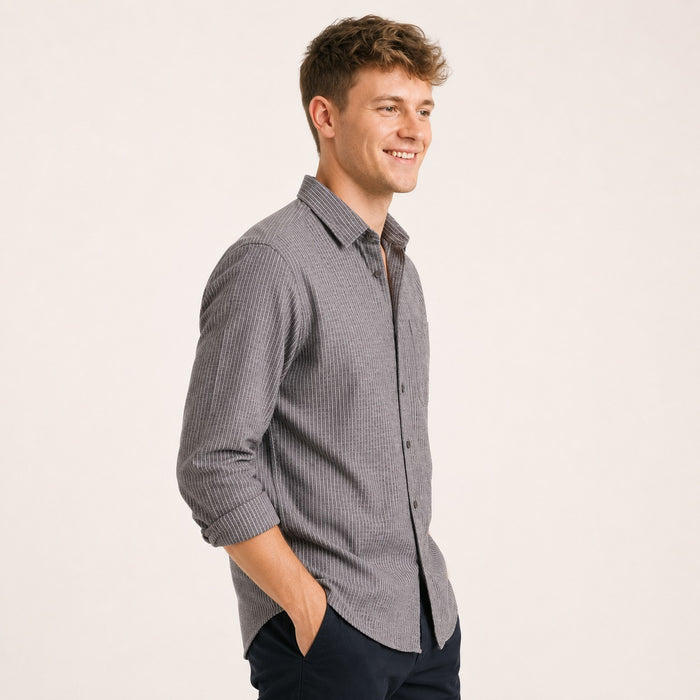 ARZO Slate Textured Shirt