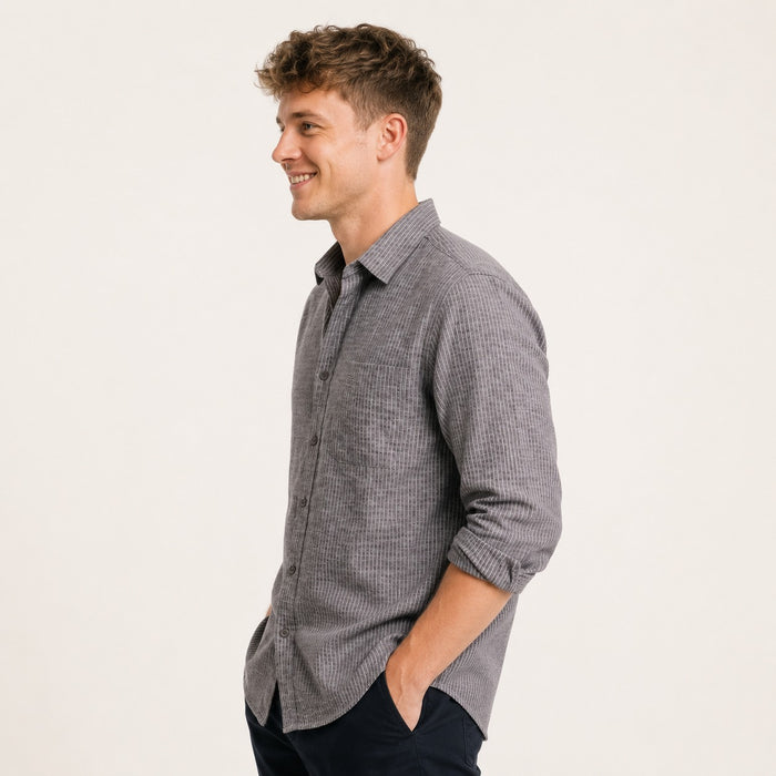 ARZO Slate Textured Shirt