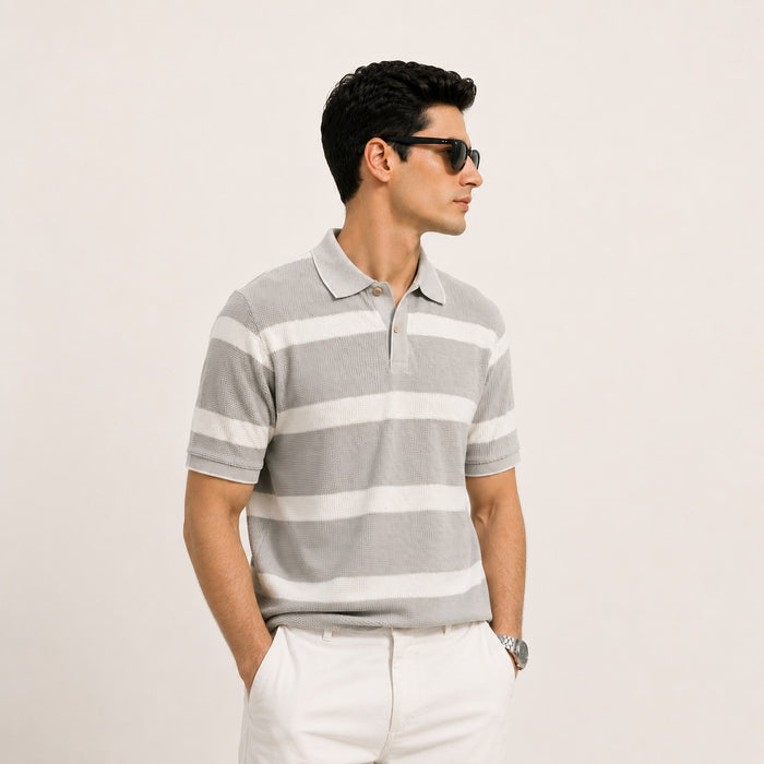 ARZO Stone Grey Urban Polo