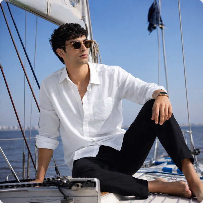 ARZO Summer Luxe Linen Shirt