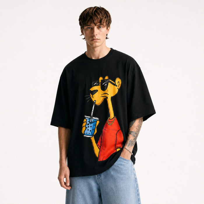 ARZO Urban Panther Oversized Tee