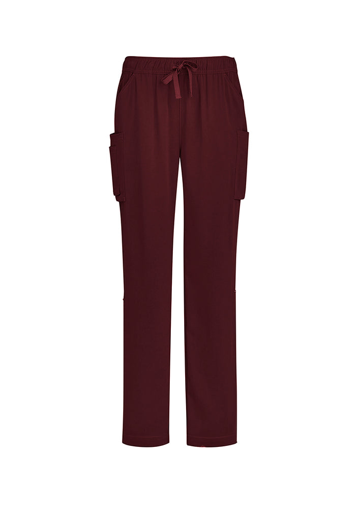 Avery Women's Multi-Pocket Straight Leg Pant CSP944LL - Burgundy