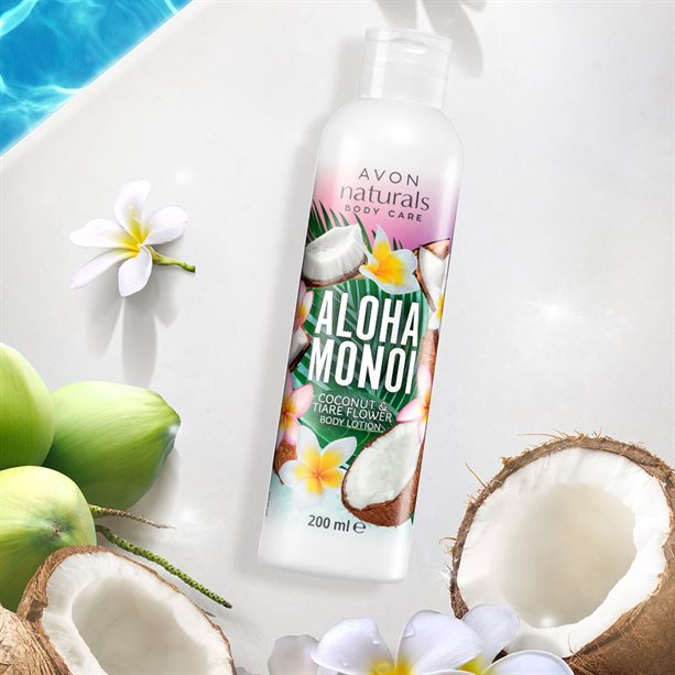 Avon Naturals Aloha Monoi Coconut & Tiare Flower Body Lotion - 200ml