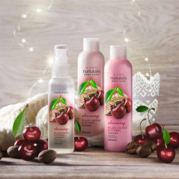 Avon Naturals Black Cherry & Nutmeg Body Lotion - 200ml
