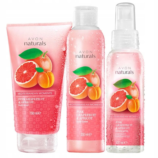 Avon Naturals Mediterranean Moments Pink Grapefruit & Apricot Body Lotion - 200ml