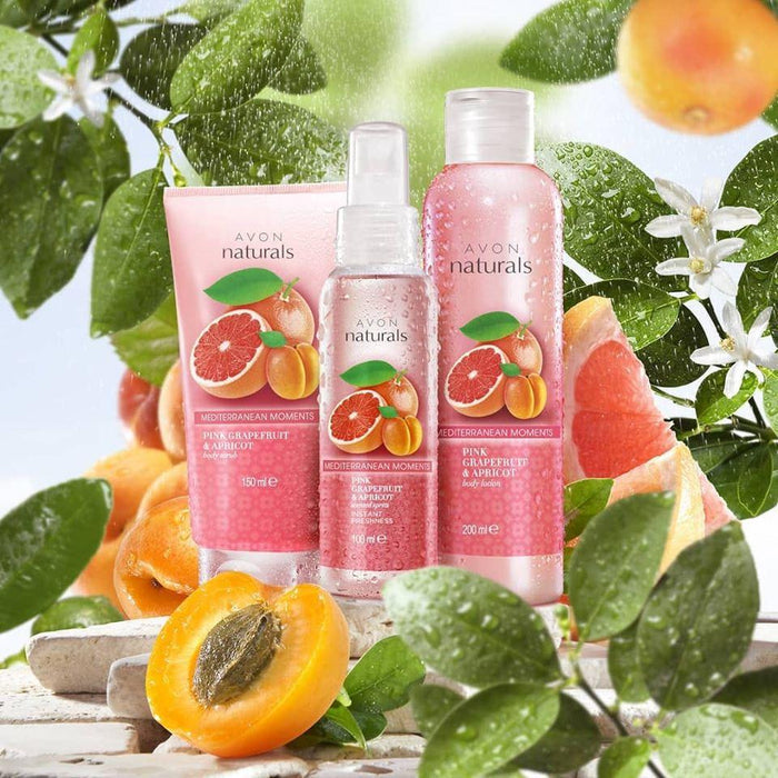 Avon Naturals Mediterranean Moments Pink Grapefruit & Apricot Body Lotion - 200ml