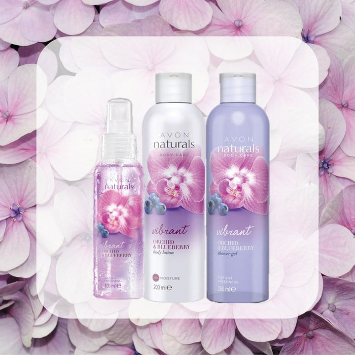 Avon Naturals Orchid & Blueberry Body Lotion - 200ml
