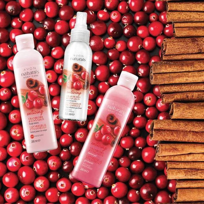 Avon Naturals Winter Treasure Cranberry & Cinnamon Body Mist - 100ml