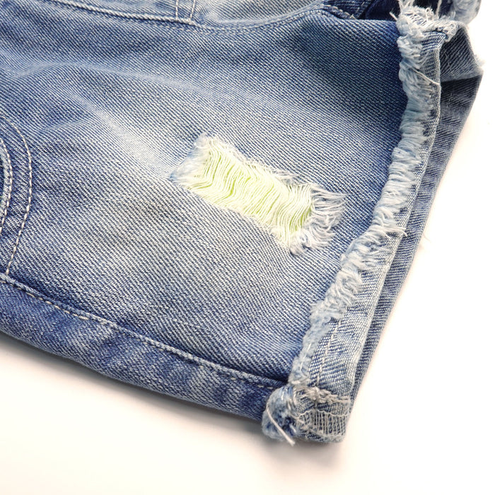 Baby Girls Denim Shortalls,Toddler Little Boys Soft Jeans Summer Shortalls
