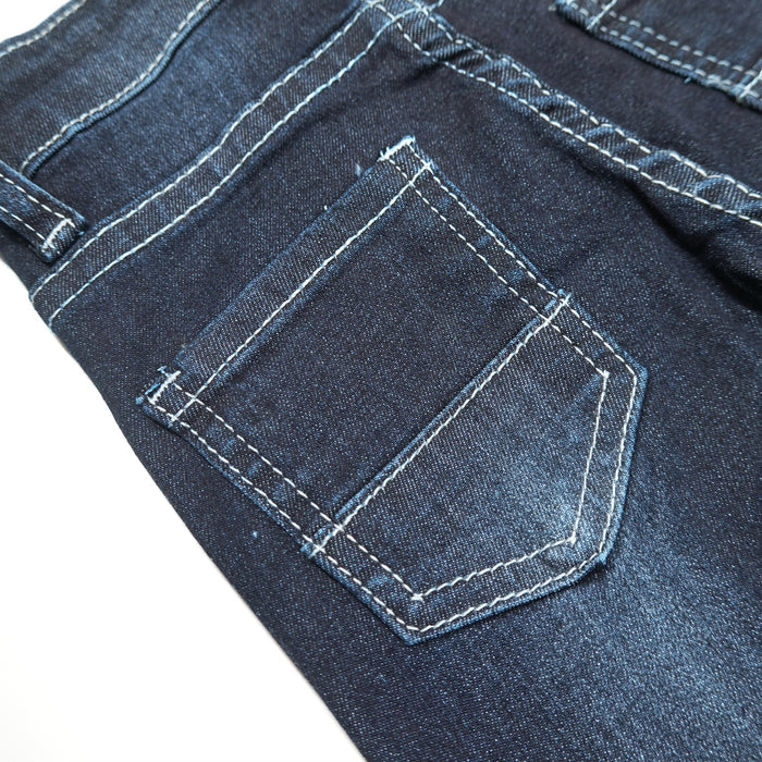 Baby Little Boys Girls Ripped Soft Stretchy Thin Denim Summer Pants Jeans