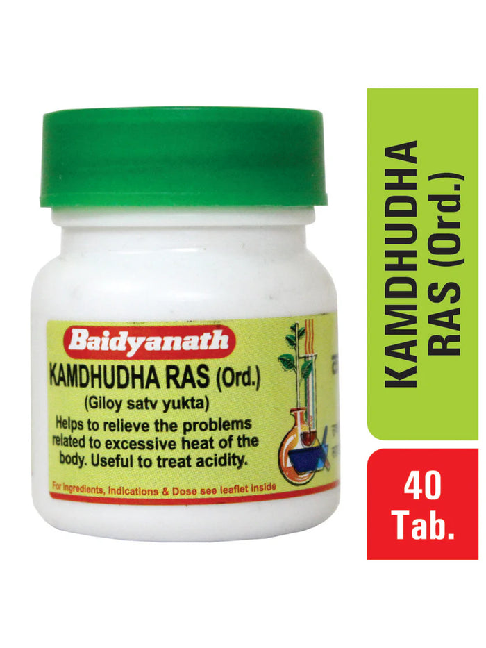 Baidyanath Kamdudha Ras Tablets (40)