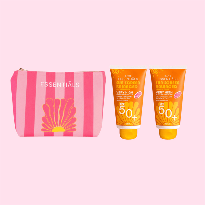 Balanced + Men Sunscreen SPF50+ with SOL Pouch - Essentials