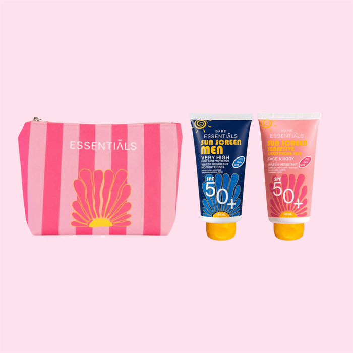 Balanced or Men + Kids or Sensitive Sunscreen SPF50+ with SOL Pouch - Essentials