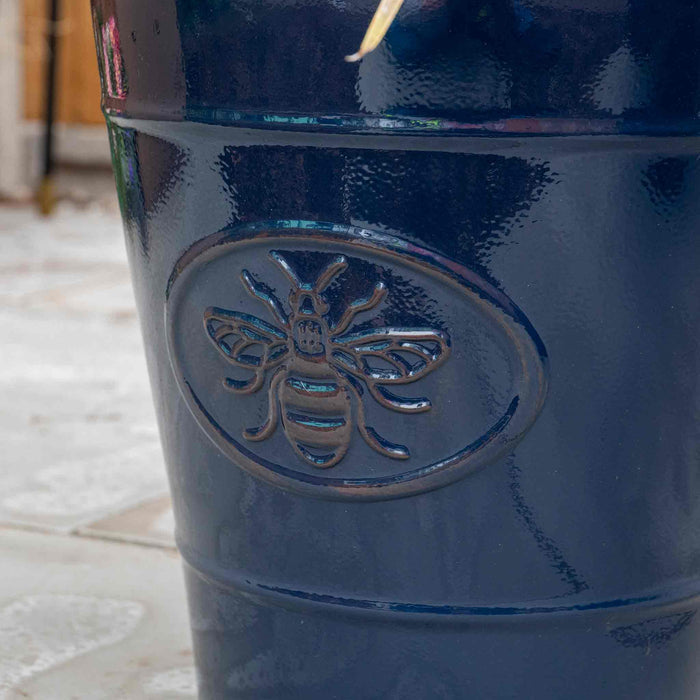 Bee Planter in Dark Blue 30cm