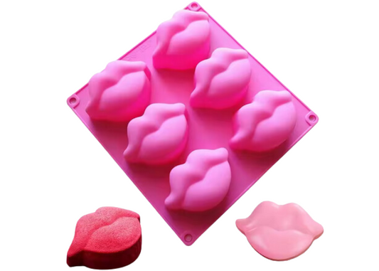 Big Lip Soap Mold - 6 Cavity