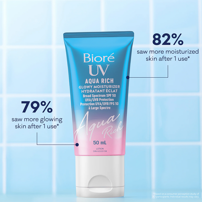 Biore UV Aqua Rich Glowy Moisturizer SPF 50 50ml
