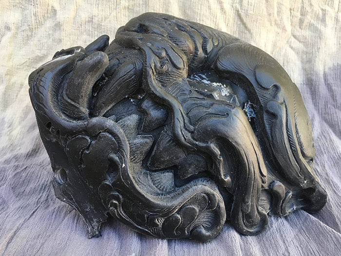 BLACK BLANK PANTHER MASK- READY TO SHIP