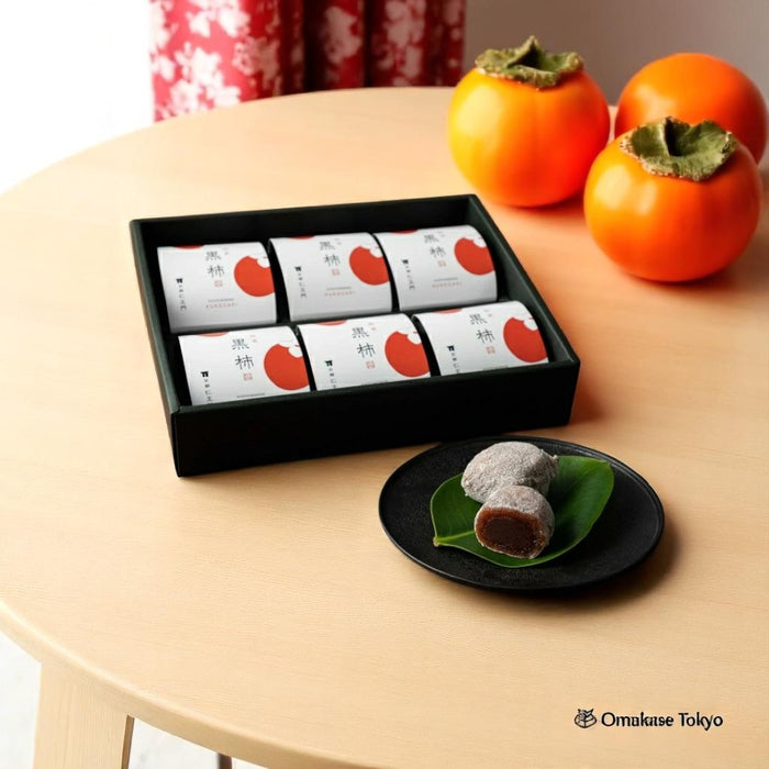 Black Persimmons with Sweet Red Bean Paste (6pcs)