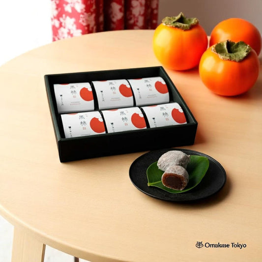 Black Persimmons with Sweet Red Bean Paste (6pcs)