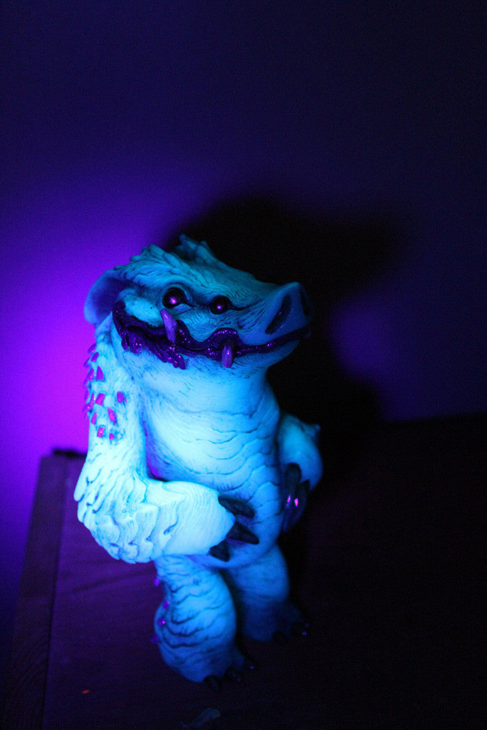 BLUE HAWGMAW- ONE OF A KIND PAINTED- GLOW IN THE DARK
