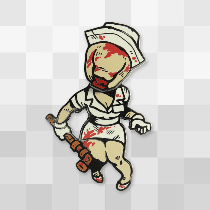 Bobblehead Nurse Pin